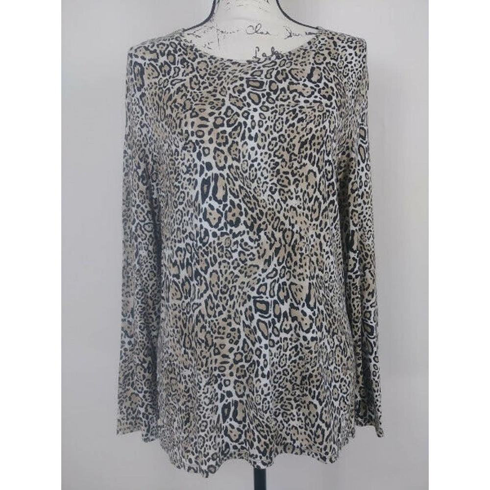 Chicos the ultimate tee womens top sz 2